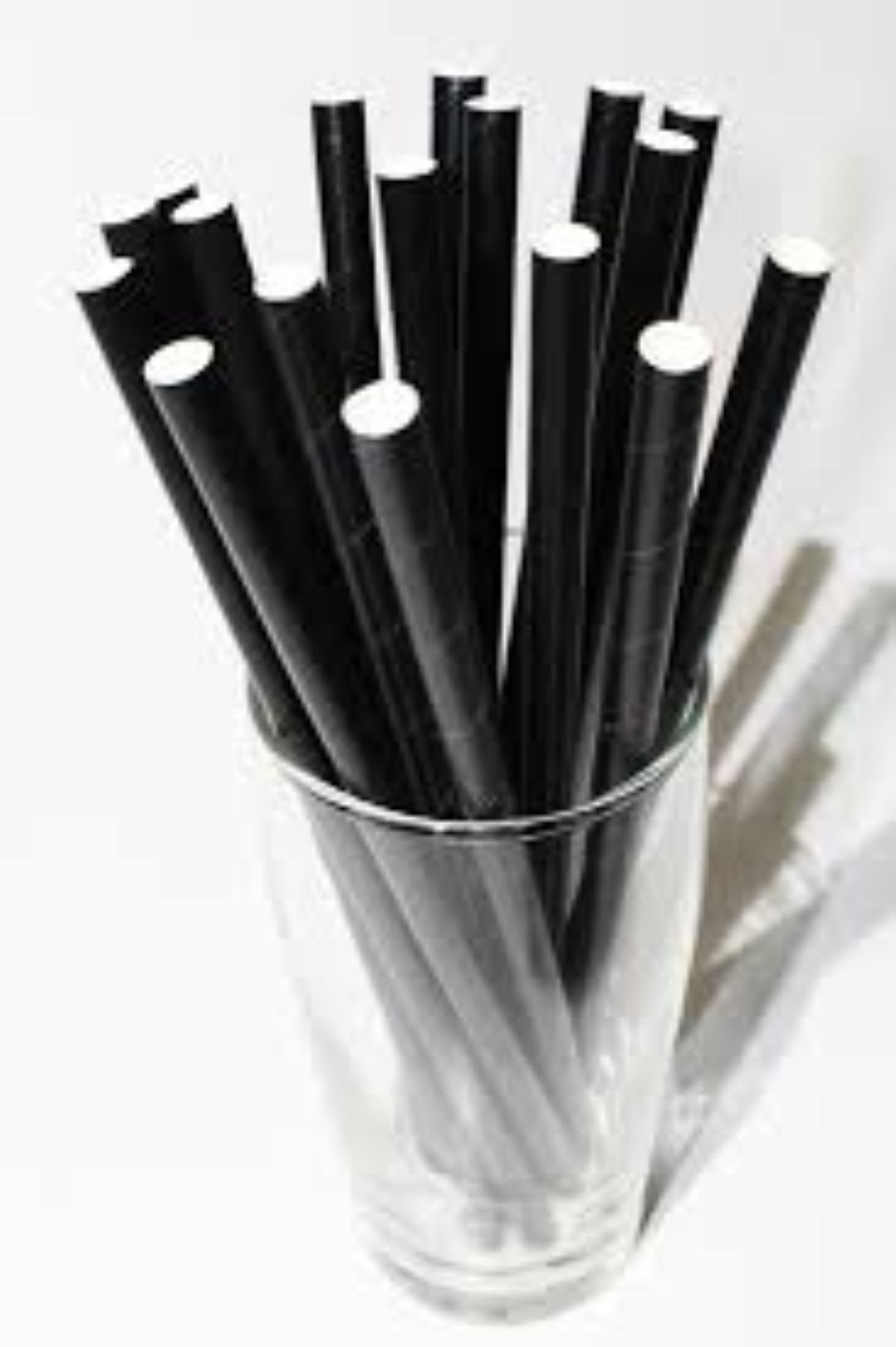 ECSTACY BLACK THICK PAPER STRAW 150PCS